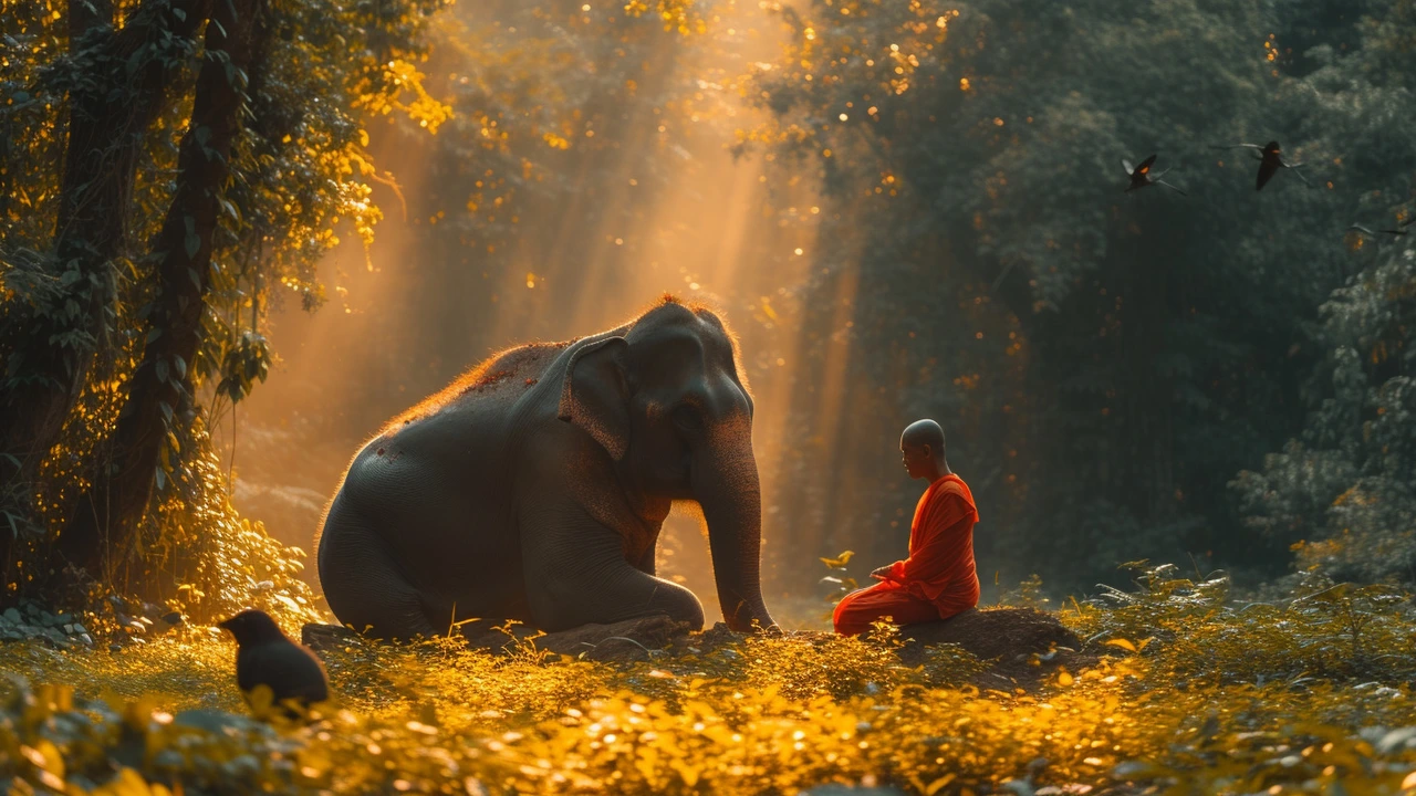 Massage des éléphants: Une thérapie animale innovante et ses bienfaits