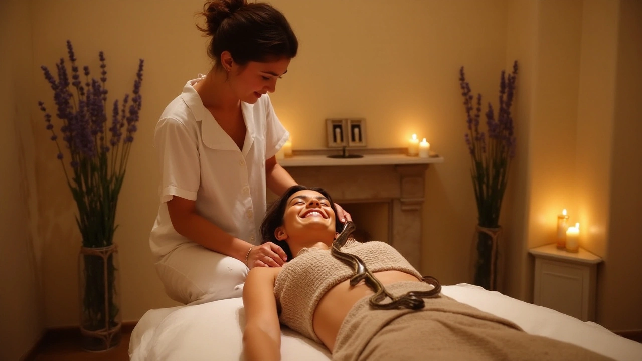 Les Bienfaits et Réalités du Massage aux Serpents Dévoilés