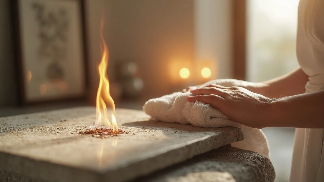 Quels sont les bienfaits du massage par le feu ?