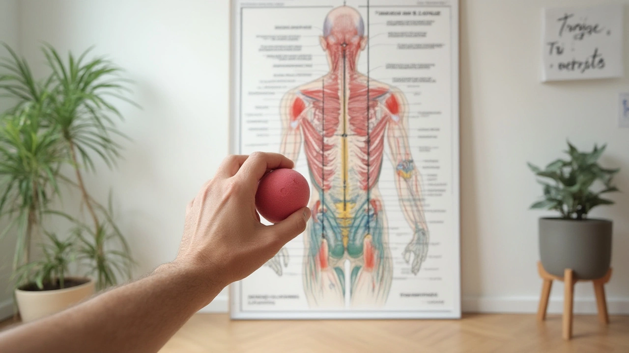 Techniques simples pour masser les points gâchettes chez soi